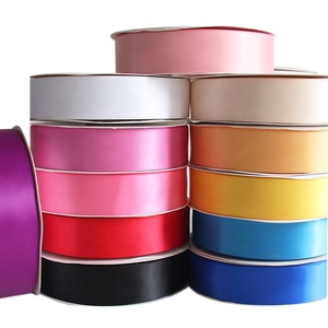 Pita Satin Poliester Ramah Lingkungan Berkualitas Premium 196 Warna 38mm 100 Yard Per Gulung Warna Solid untuk Acara Pernikahan - Product Image 4