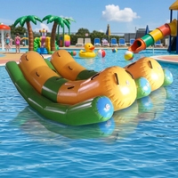 Balançoire aquatique gonflable de haute qualité en PVC, jeu sportif, toboggan aquatique à tube unique, jouets et équipements de baignade amusants