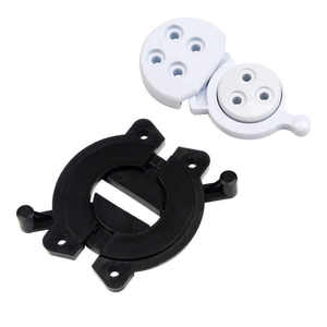 Cerniere per mobili resistenti raccordo di fissaggio connettore da tavolo in ABS staffa di chiusura hardware di fissaggio combinato per desktop per conferenze - Product Image 4