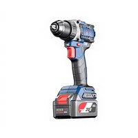Perceuse sans fil Dongcheng 20V au lithium sans balais, couple élevé, visseuse électrique rechargeable, mandrin rapide 13mm, réversible, 4.0Ah