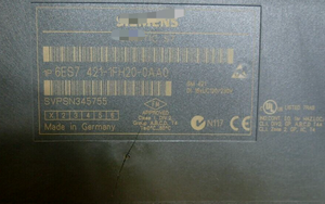 อินพุตดิจิตอล PLC รุ่น 6ES7 421-1FH20-0AA0 E01 6ES7421-1FH20-0AA0 - Product Image 3