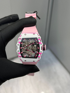 Fashion New <b>Watch</b> Customizable Carbon Fiber Case <b>Rubber</b> Strap Mechanical <b>Watch</b> Women's Luxury Business Wristwatch - Product Image 1