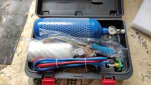 2L Portable Single Stage Air Conditioning Refrigeration Fittings Gas <strong>Welding</strong> Torch <strong>Kit</strong> - Product Image 5