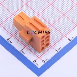 KF2EDGKEM-3.5-2*2P Plug-in Terminal Block P=3.5mm Connector Male Plug Screw Fixing 2x2P 3.5mm - Product Image 1