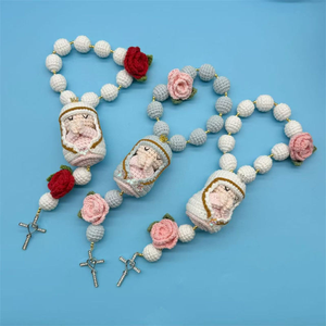 Nouvel Arrivage – Bracelet de Nativité en Crochet Personnalisé de Haute Qualité, Chaîne de Main Faite à la Main, Porte-clés, Chaîne de Sac - Product Image 1