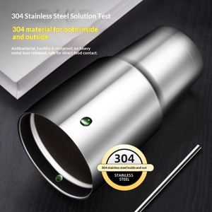 New 304 Stainless Steel <b>Straw</b> <b>Cup</b> Tumbler Ice <b>Cup</b> Car Vacuum Insulated <b>Cup</b> with Lid - Product Image 3