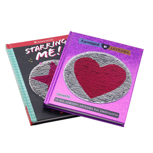 Sách Ghi Chú Kim Sa Lấp Lánh Có Thể Đảo Ngược Bán Chạy Theo Yêu Cầu OEM Quà Tặng Cho Bé Gái - Product Image 3