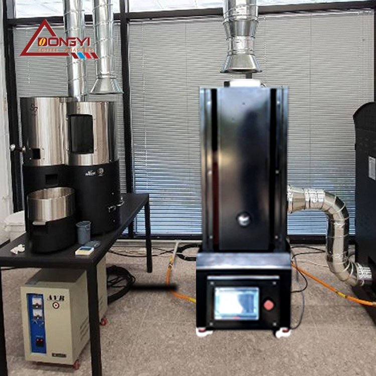 Аппарат для обжарки кофе с послегорелкой/дымовым фильтром на 1 кг, 2 кг, 3 кг