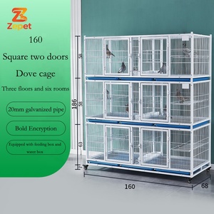 Jaula Metálica para Cría de <span class=keywords><strong>Palomas</strong></span>, Suministro Directo de Fábrica - Product Image 1