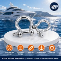 Manille d'ancrage de proue forgée en acier inoxydable 304 pour équipement marin, avec goupille à vis de 5 mm et anneaux en D, accessoires de quincaillerie pour yachts et bateaux