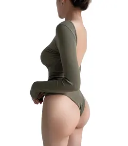 Shapewear bodysuit अधोवस्त्र bodysuits सेक्सी लंबी आस्तीन पेटी bodysuits महिलाओं के लिए