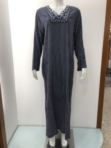 Dubai árabe Islam ropa musulmana ropa mamá 3XL-6XL rayón verano manga larga mujeres <span class=keywords><strong>Maxi</strong></span> vestido - Product Image 6