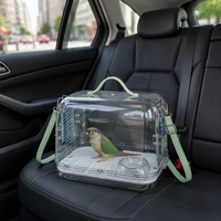 Sac à dos portable respirant pour oiseaux en plastique, idéal pour les sorties en extérieur