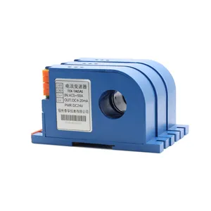 Transmisor de corriente CC 8mm/12mm Sensor de corriente 1A 0-150A a 4-20ma 0-10V Transmisor de corriente CA RS485 Transductor de corriente CC