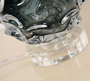 Promotieprijs Woninginrichting Decoratieve Verlichting Handgemaakte Donkergroene Gecouloured Glazuurglas Led Tafellamp - Product Image 5