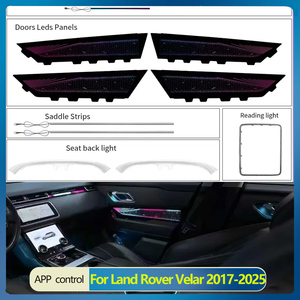 Luz Ambiental para <span class=keywords><strong>Land</strong></span> <span class=keywords><strong>Rover</strong></span> <span class=keywords><strong>Velar</strong></span> 2017-2025, Iluminación <span class=keywords><strong>Interior</strong></span> LED con Efecto Sinfónico - Product Image 1