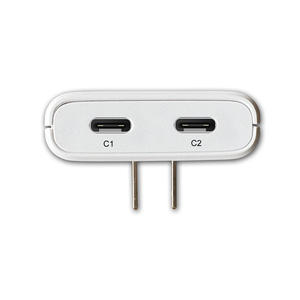 <span class=keywords><strong>Cargador</strong></span> USB C GaN de 65W, <span class=keywords><strong>Cargador</strong></span> de Pared USB C Plano de 2 Puertos, Carga Rápida, Enchufe Plegable Delgado <span class=keywords><strong>para</strong></span> <span class=keywords><strong>MacBook</strong></span> <span class=keywords><strong>Air</strong></span>, iPad Pro, iPhone 17/16/15 - Product Image 4