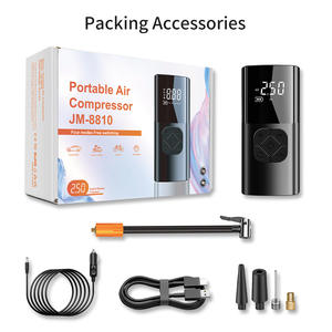 ปั๊มอัดอากาศสำหรับรถจักรยานยนต์จอแสดงผลแบบดิจิตอล - Product Image 3