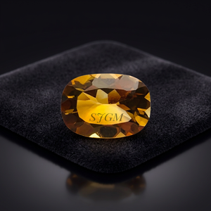 พลอยควอตซ์เจียระไนแบบ12X16mm ซิทรินธรรมชาติคุณภาพสูงเจียระไนแบบหลวมๆกะรัต | ได้รับการรับรองจาก IGI - Product Image 3
