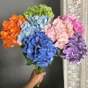 Flor de Hortensia Artificial de Alta Calidad con Tallo Grande y 72 <span class=keywords><strong>Pétalos</strong></span>, Tacto Realista de Látex, para Decoración de Mesa en Fiestas, Hoteles y Bodas - Product Image 6