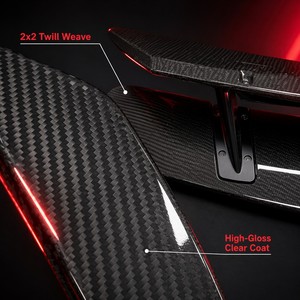 Aileron arrière style GT63S en fibre de carbone sèche pour Mercedes <span class=keywords><strong>AMG</strong></span> <span class=keywords><strong>GT</strong></span> 4 <span class=keywords><strong>portes</strong></span> GT50 GT43 GT53 GT63, lèvre de performance haute brillance - Product Image 2