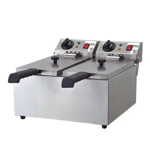 Hot Sale 10L Dois-Tanque Fritadeira Elétrica máquina de Churro fritadeira