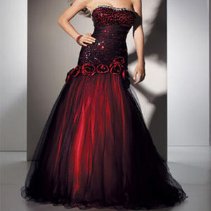 Cristal dos nu sans manches perlé <span class=keywords><strong>demoiselle</strong></span> <span class=keywords><strong>d</strong></span>'<span class=keywords><strong>honneur</strong></span> luxe chérie fleurs couleur rouge <span class=keywords><strong>Petite</strong></span> <span class=keywords><strong>robe</strong></span> sirène robes de mariée pour la mariée - Product Image 6