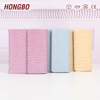 Carnets doublés en cuir croco A7 avec coffret à stylos pour les vacances scolaires et collégiales Journal parfait pour les cartes de crédit