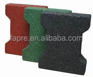 Baldosas de Goma Entrelazadas de 23 mm de Grosor para Exteriores, Parques Infantiles, Establos, Caballerizas, Pisos de Goma para Caballos - Product Image 5