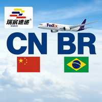 DDP Dari Cina ke Brasil Pengiriman Ekspres Cepat, Stabil & Terpercaya Melalui FedEx/UPS/DHL Harga Murah Termasuk Asuransi