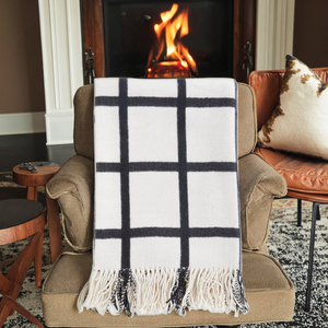 100% Acrylic Faux Cashmere kẻ sọc <span class=keywords><strong>tartan</strong></span> Tây Aztec dệt du lịch Khăn choàng sofa ném chăn - Product Image 4