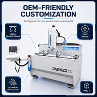 Machine de perçage et de fraisage CNC à tête unique 1200 pour le traitement des profilés en aluminium pour la fabrication de fenêtres et de portes
