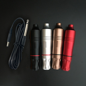 <strong>Tattoo</strong> Grip <strong>Machine</strong> Pen <strong>Robot</strong> 4 Colors RCA DC Motor Rotary Pen Type Kit Light Custom Logo Beginner Class - Product Image 5