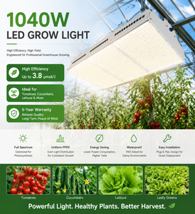 Lámpara LED de Cultivo de Espectro Completo <span class=keywords><strong>HPS</strong></span> de Repuesto de <span class=keywords><strong>800W</strong></span> 1000W 1400W para Cultivo en Invernadero Interior, Alto Rendimiento PPFD, Lámpara de Aluminio - Product Image 2
