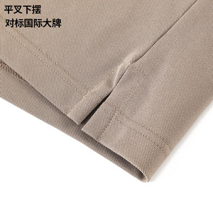 เสื้อโปโลผ้าฝ้ายสีพื้นสำหรับผู้ชาย ระบายอากาศได้ดี สวมใส่สบาย - Product Image 2