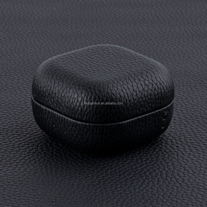 Étui pour écouteurs en cuir de litchi véritable du Togo pour <span class=keywords><strong>Samsung</strong></span> <span class=keywords><strong>Galaxy</strong></span> Buds4 / <span class=keywords><strong>Buds</strong></span> 4 Pro, housse de protection en cuir véritable - Product Image 6