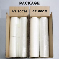 Poudre d'encre DTF pour transfert thermique, film en rouleau de 30 à 60 cm, film de transfert DTF haute température, film PET pour impression DTF