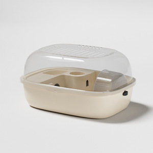 Gaiola Clássica de Plástico Sólido para Hamster com Espaço Amplo e Bandeja de Plástico - Modelo Flor de Ramo (Rato) - Product Image 1