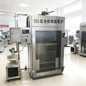 Four à fumage électrique d'intérieur en acier inoxydable, machine à fumer les saucisses, machine à fumer le poisson - Product Image 1