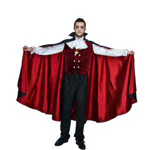 Costume Horror vampiro di Halloween TV & film con pipistrello e mantello vestito in PVC - Product Image 3