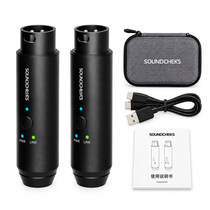 Récepteur double canal, convertisseur de transmission audio XLR, console de mixage, amplificateur audio actif, récepteur stéréo - Product Image 1