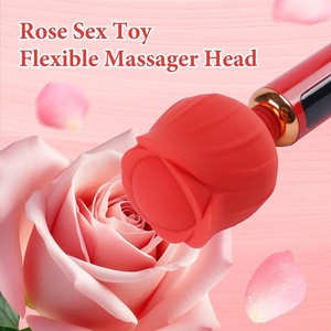 LED-Display Rote Rose Vibrator Kabelloser Rosen-Massager Rotierender Klitoris-Vibrator Weibliches Masturbationsspielzeug für Erwachsene - Product Image 5
