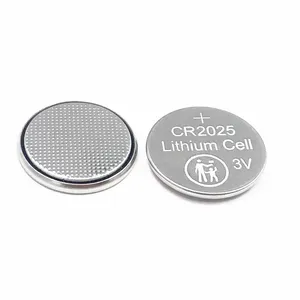 Cellule au lithium Liju en gros CR2025 3V pile bouton primaire au lithium pile bouton CR2025 cardée