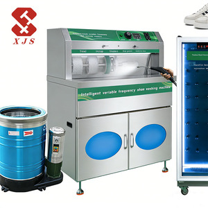 Machine à laver les chaussures professionnelle avec armoire de séchage et essoreuse centrifuge pour les entreprises de blanchisserie et les ateliers de réparation de chaussures - Product Image 1