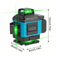 Niveau laser auto-nivelant haute précision à 360 degrés pour une utilisation en intérieur et en extérieur