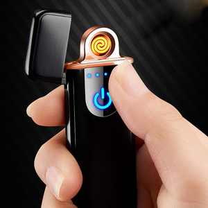 Briquet électronique rechargeable USB à succès – Design moderne, cadeau d'affaires, promotion, allumage tactile - Product Image 1