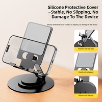 Support de téléphone portable rotatif à 360° Yi-acc L5, support de tablette pliable réglable, support de bureau universel pour smartphone pour le bureau