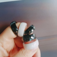 Anneau intelligent nfc étanche en céramique pour Android avec couple fonctionnel bijoux en acier inoxydable anneau nfc 2 mémoire