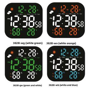 Reloj de Pared Digital Grande al por Mayor, Estación Meteorológica con Pronóstico, Temperatura, Humedad, Fecha, Semana, Modo Nocturno, 2 Alarmas, 12/24H, LED - Product Image 2