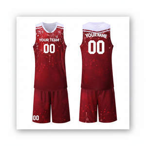Ensembles d'uniformes de basket-ball pour jeunes garçons personnalisés Maillot respirant avec option de taille grande pour les équipes disponibles en gros - Product Image 1